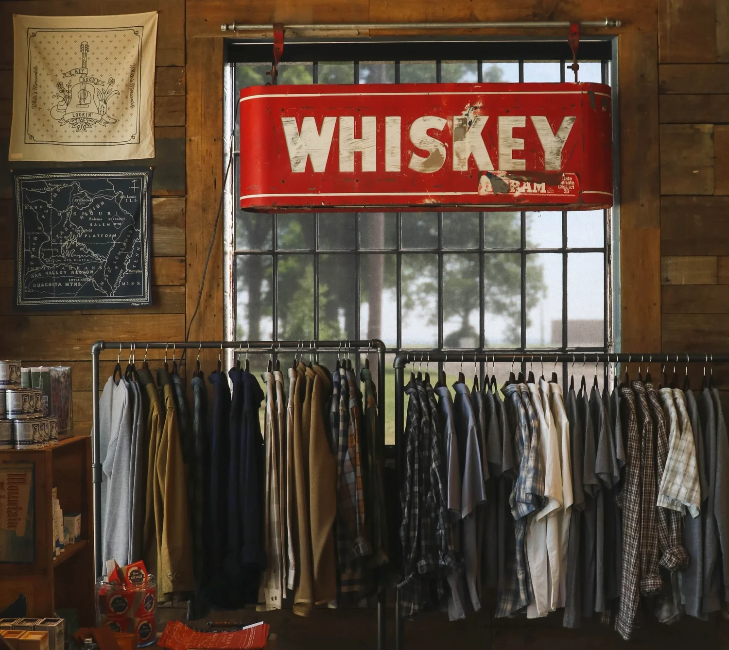 Whites Mercantile interior — curated goods and Southern provisions